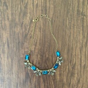 J.crew stone crystal necklace size 18” brand new without tag